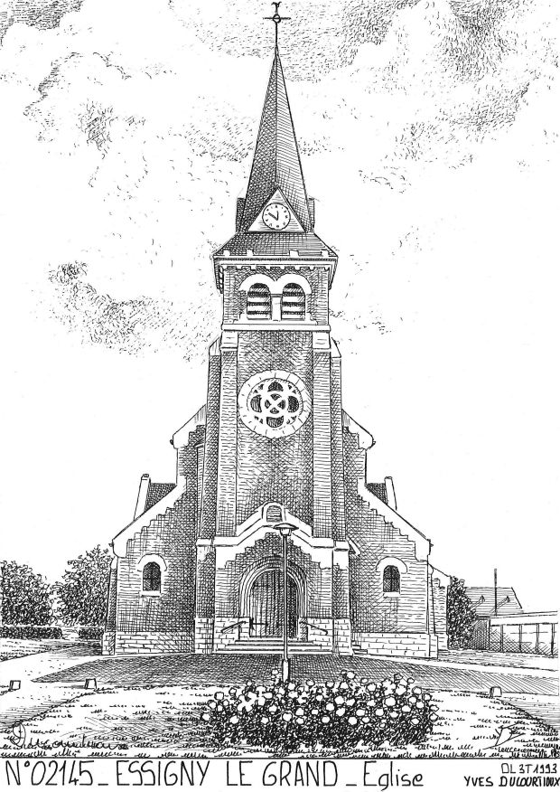 N 02145 - ESSIGNY LE GRAND - église